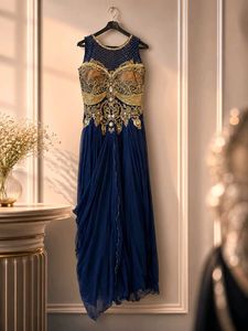 Royal Blue Gown Embellished ❗