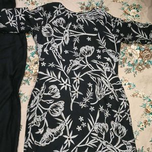 Elegant Black Kurta Set with Dupatta