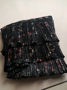 Black Floral Midi Dress