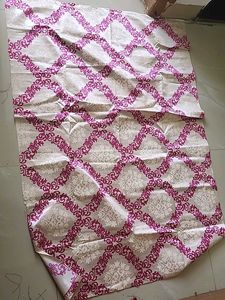 Elegant Purple &amp; Cream Curtains
