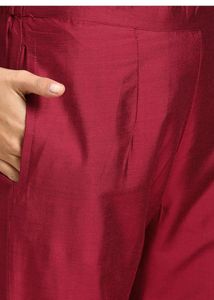Mahroon Kurta Set