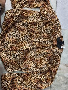 Leopard Print Long Sleeve Top