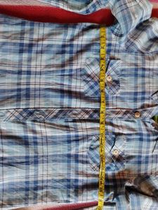 Blue Plaid Flannel Shirt