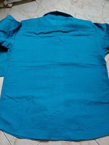XL Men's Teal Long Sleeve Shirt
