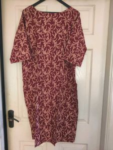 Rust orange Maroon & Beige Suit Set