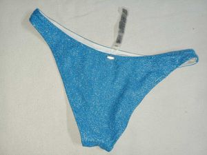 Sparkly Blue Bikini Bottoms