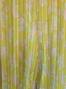 Zara Printed Pleated Trousers