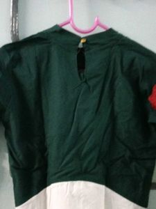 Unique Rose Applique Blouse