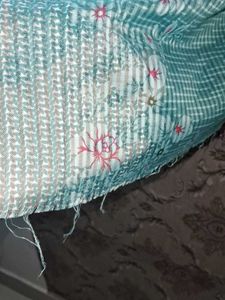 Beautiful Teal Floral Dupatta   of 1