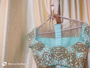 Backless Net Blouse