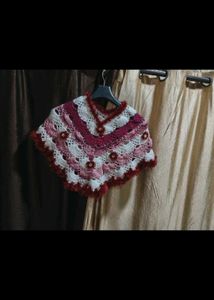 Handmade Crochet Poncho Cape