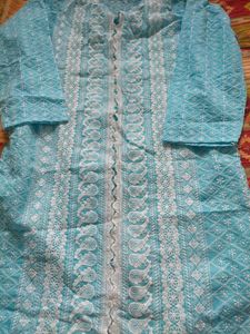 Lucknowi Kurti Pant Set