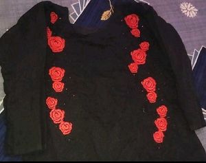 💥Red Rose Embroidery sett 💗