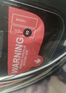 SMK Motorcycle Helmet - Red &amp; White