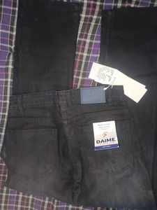 woman, Men's Black Wash Jeans baggy