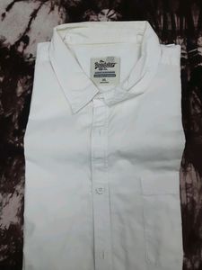 White Color Full Sleeve Roadster Shirt XL Size