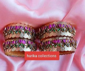 Lakshmi Kasullu With Louts Bangles