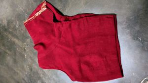 Elegant Maroon Embellished Saree