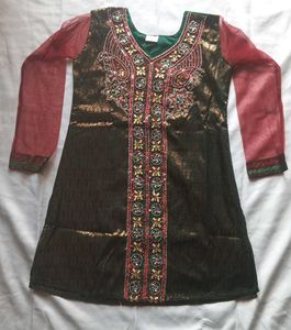 Embroidered Kurta Set with Dupatta