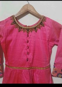 Elegant Pink Embroidered set