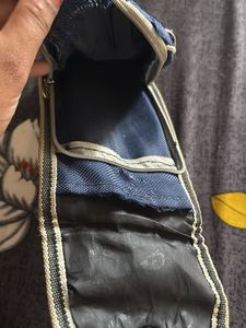 Blue Pouch Bag