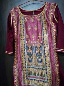 Elegant Embroidered Gown