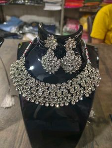 Ad Diamond Necklace Set