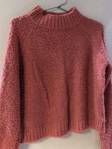 Cozy Mock Neck Teddy Sweater