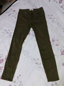 Olive Green Skinny Jeans