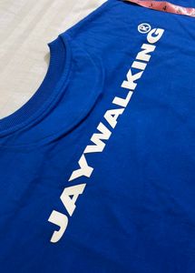 Jaywalking Blue oversized tshirt