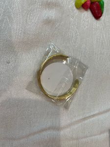 Brass Gold Tone Chocker, Bracelet and Rings