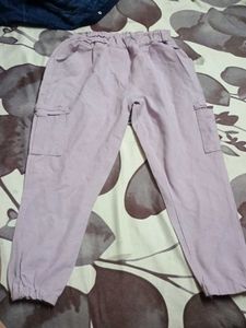 Cute Lilac Cargo Pants