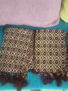 Embroidered Dupatta with Tassels (6 nos.)