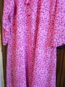 Pink Floral Ethnic Gown