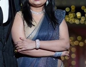 Elegant Blue Ombre Saree