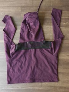 Purple Hoodie "Pourquoi Pas?"