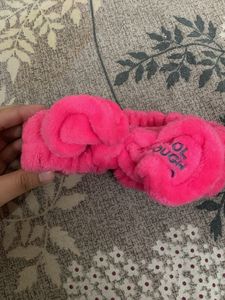 Pink Fuzzy Headband