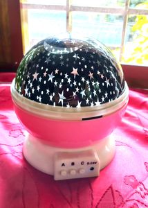 Rotating Star Projector Lamp