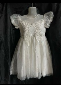 Beautiful White Embellished Gown