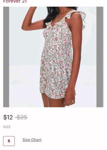 FOREVER 21 Floral Print Romper