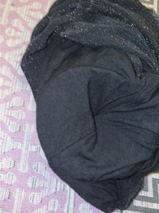 Sparkly Ruched Off-Shoulder Top