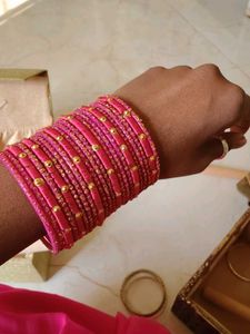 Green Glass Bangles Set