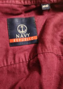Navy Republic Maroon Shirt
