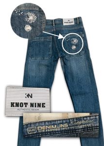 texture Blue Denim Jeans