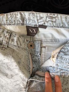 Patterned Denim Armani Exchange Jeans