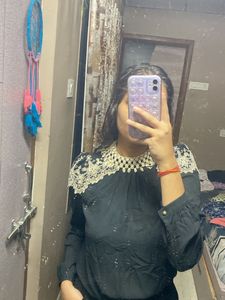 Designer Black Top