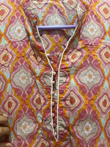 Pink designer Kurti For Ladies