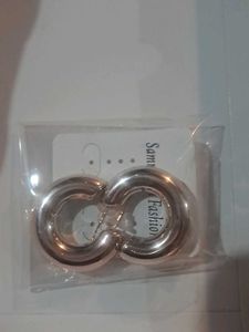 Chic Gold Hoop & Heart Earrings Set