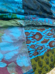 Patchwork Baggy Pant Free Size