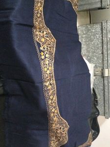 Embroidered Navy Blue shawls